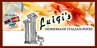 Luigi's Homemade Italian Food - 947 S. Tejon, Colorado Springs, CO 80903 - (719) 632-7339